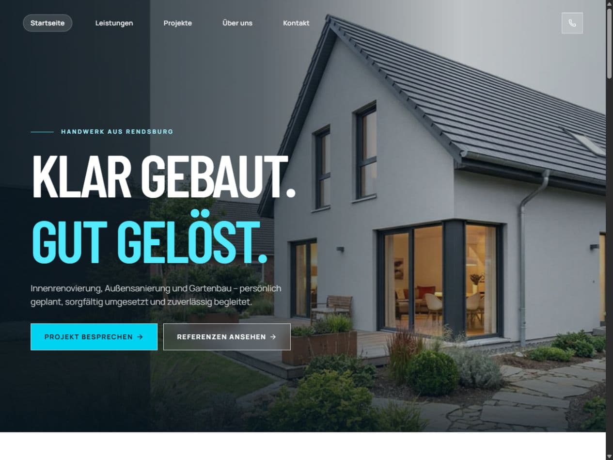 Website von TomKREATIVBAU
